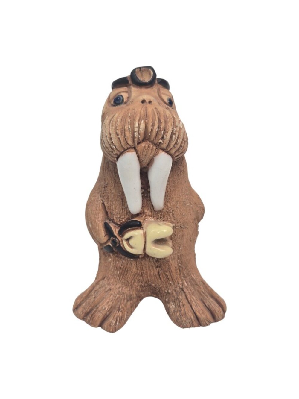 Artesania Rinconada Walrus Dentist Figurine Handmade Uruguay Dental Gift